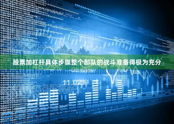 股票加杠杆具体步骤整个部队的战斗准备得极为充分