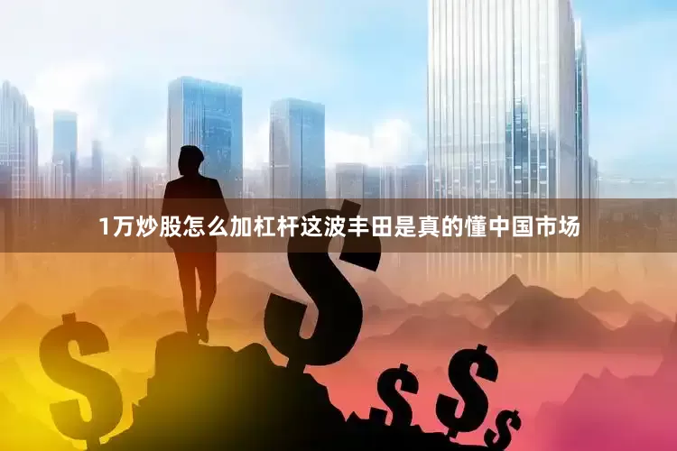 1万炒股怎么加杠杆这波丰田是真的懂中国市场